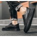 Men leather shoes DIY