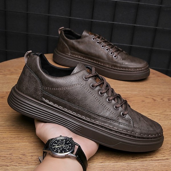 Men leather shoes DIY