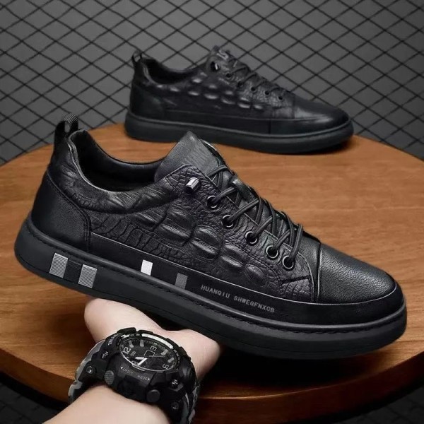 Men leather shoes DIY