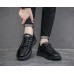 Men leather shoes DIY