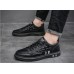 Men leather shoes DIY